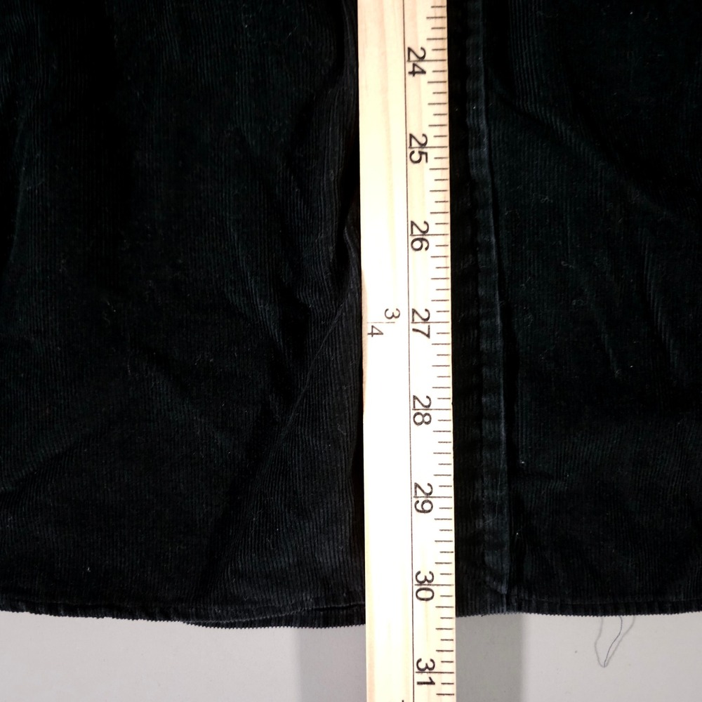 Ralph Lauren Corduroy Shirt Mens 1XB Black Red Pony Button Down Long Sleeve - Picture 6 of 7